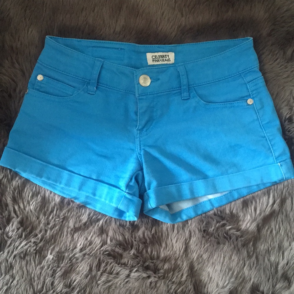 Comfy blue summer shorts! Size 0